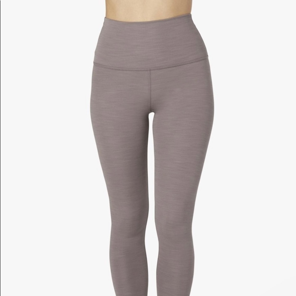 Beyond Yoga Heather Rib Leggings